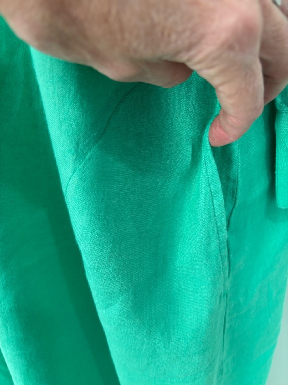 J. Jill Size M Linen Maxi Shirt Dress - Picture 2 of 5